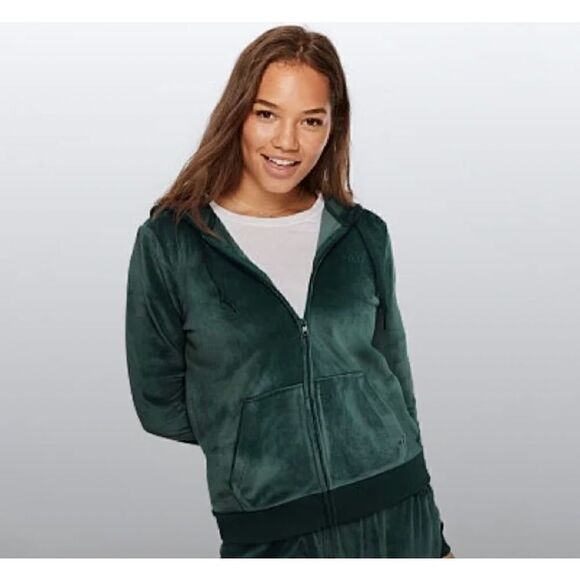 PINK| Velvet| Velour| zip up| By Victoria Secret - Picture 14 of 14